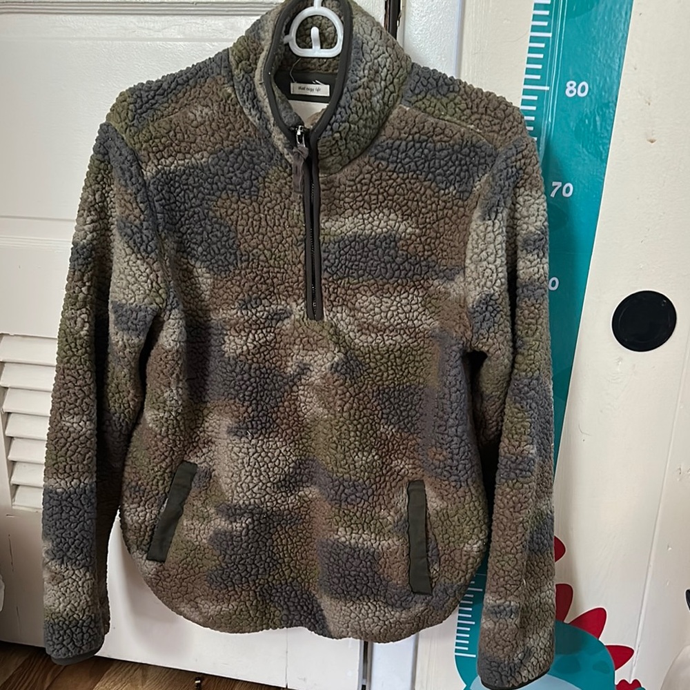 Cozy fleece half zip